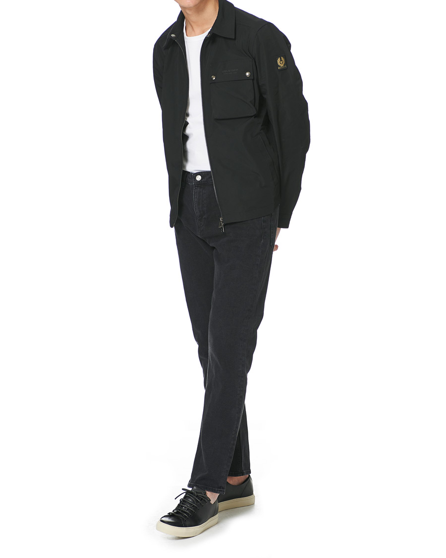 Herr | Skjortor | Belstaff | Wayfare Memory Shell Zip Overshirt Black