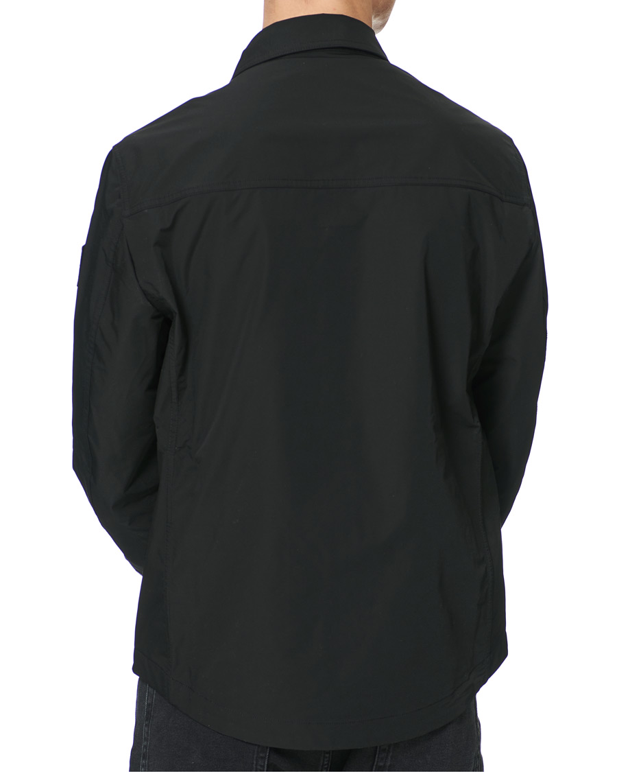 Herr | Skjortor | Belstaff | Wayfare Memory Shell Zip Overshirt Black