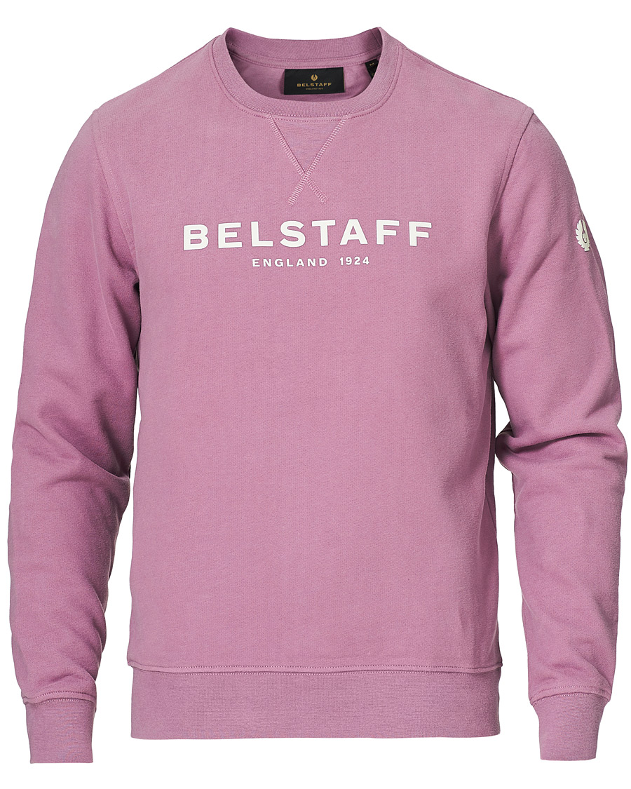 Herr | Tröjor | Belstaff | 1924 Crew Neck Logo Sweat Lavender