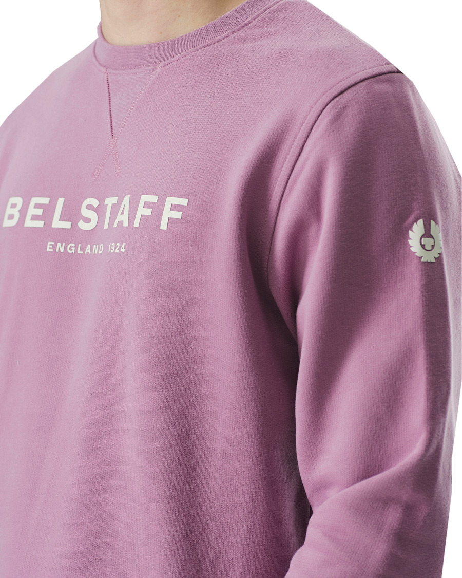 Herr | Tröjor | Belstaff | 1924 Crew Neck Logo Sweat Lavender