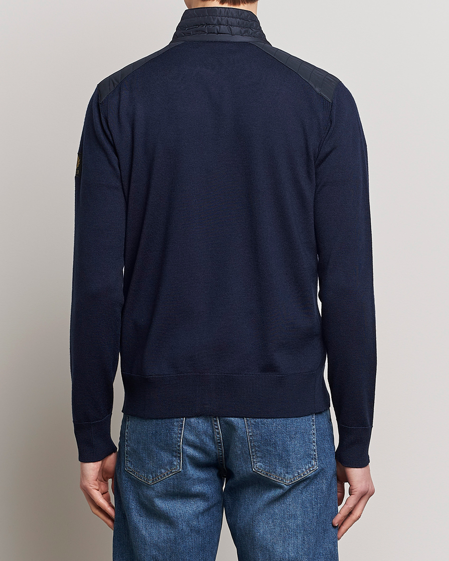 Herr | Tröjor | Belstaff | Kelby Zip Cardigan Navy