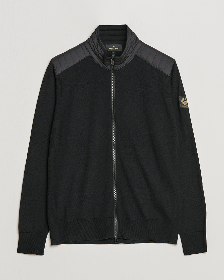 Herr | Tröjor | Belstaff | Kelby Zip Cardigan Black