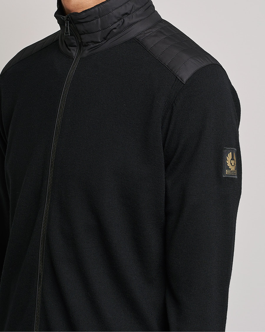 Herr | Tröjor | Belstaff | Kelby Zip Cardigan Black