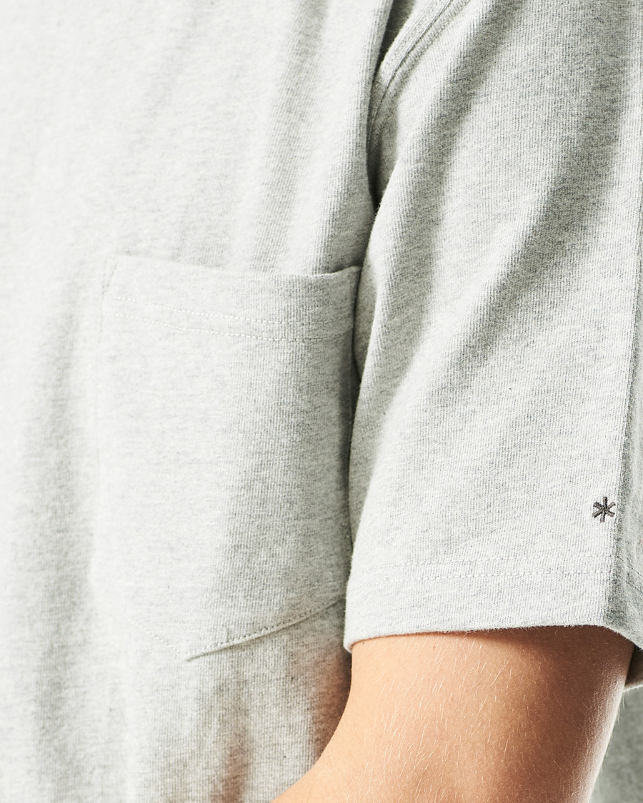 Herr | T-Shirts | Snow Peak | Recycled Cotton T-Shirt Medium Grey