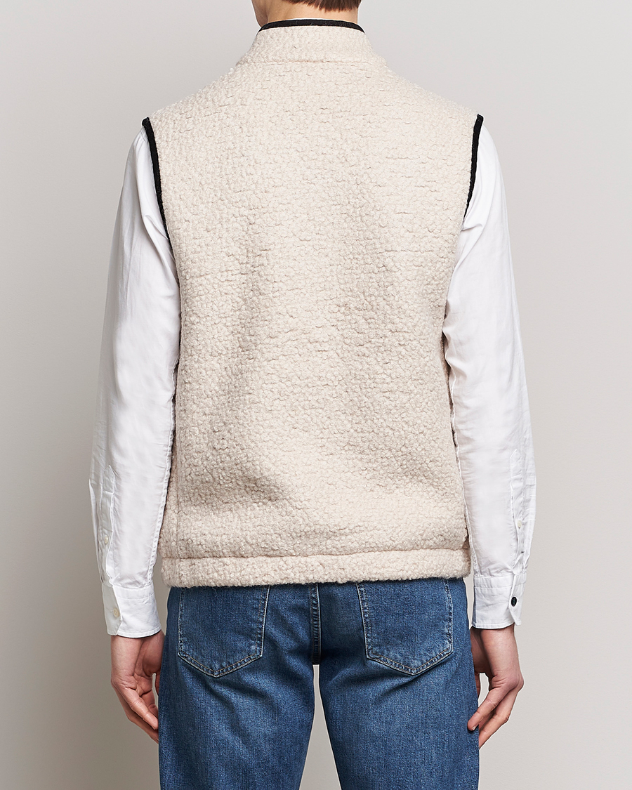 Herr | Västar | Morris | Whitfield Pile Vest White