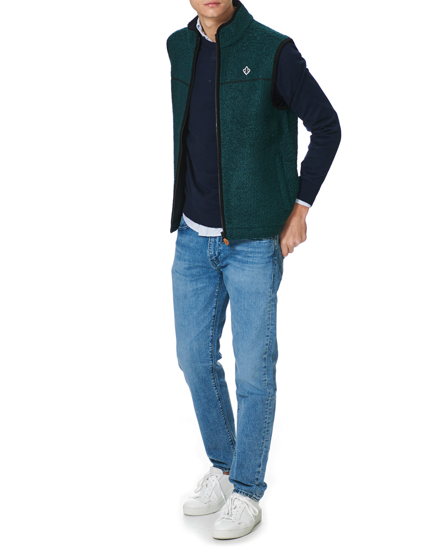 Herr | Jackor | Morris | Whitfield Vest Emerald Green