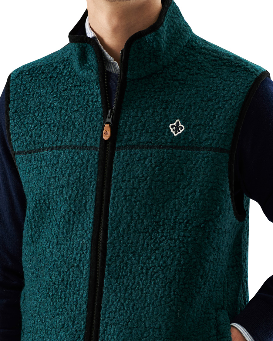 Herr | Jackor | Morris | Whitfield Vest Emerald Green