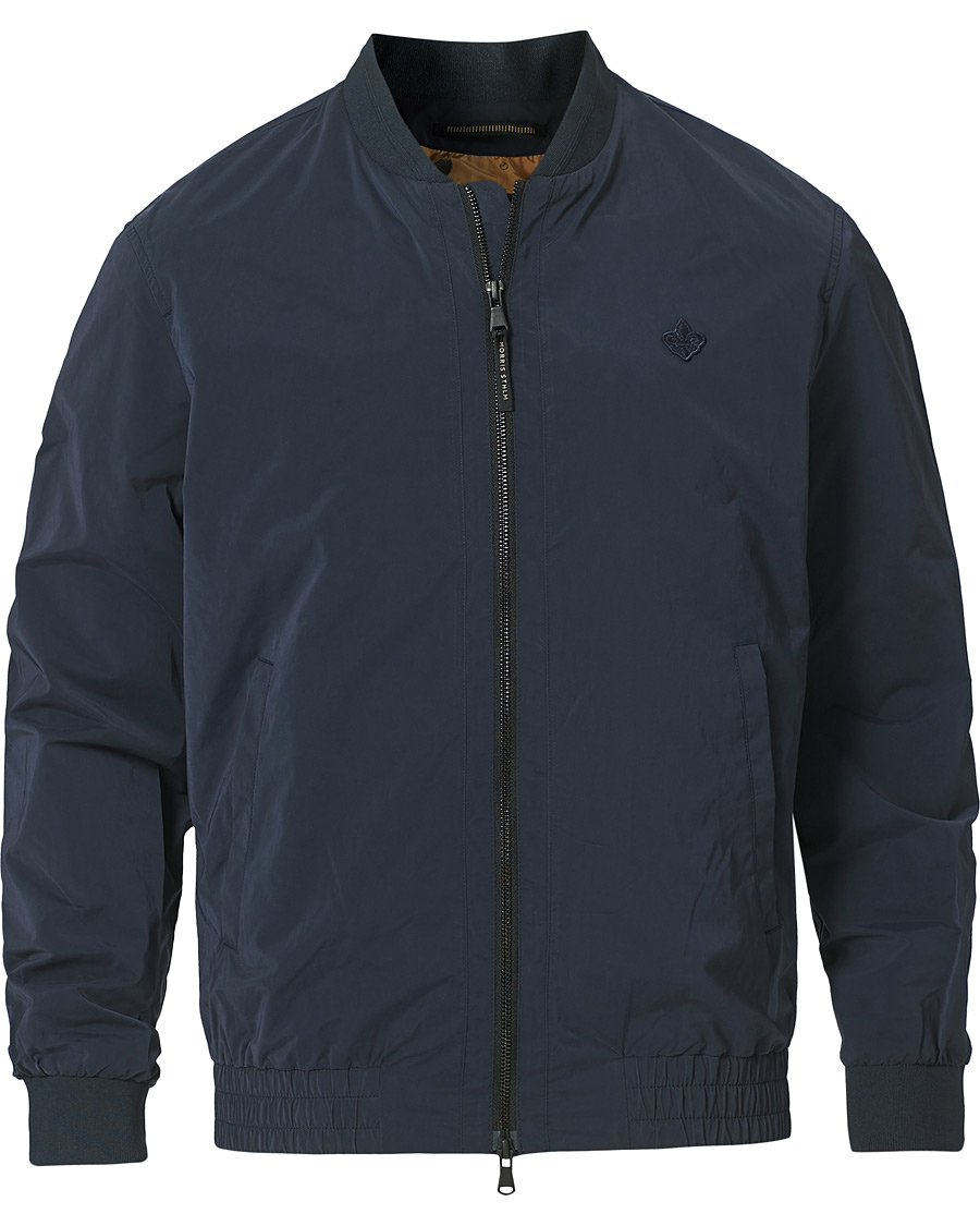 Herr | Jackor | Morris | Nicolas Nylon Bomber Jacket Old Blue
