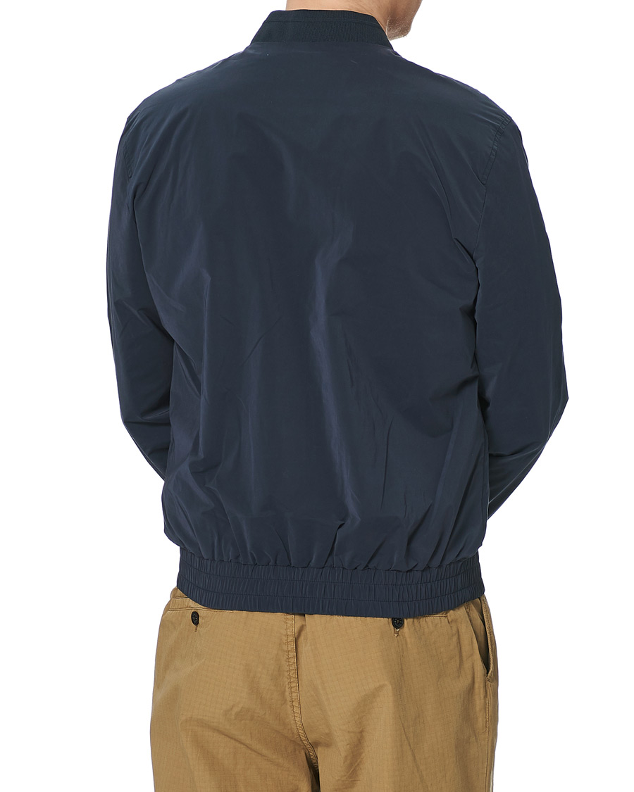 Herr | Jackor | Morris | Nicolas Nylon Bomber Jacket Old Blue