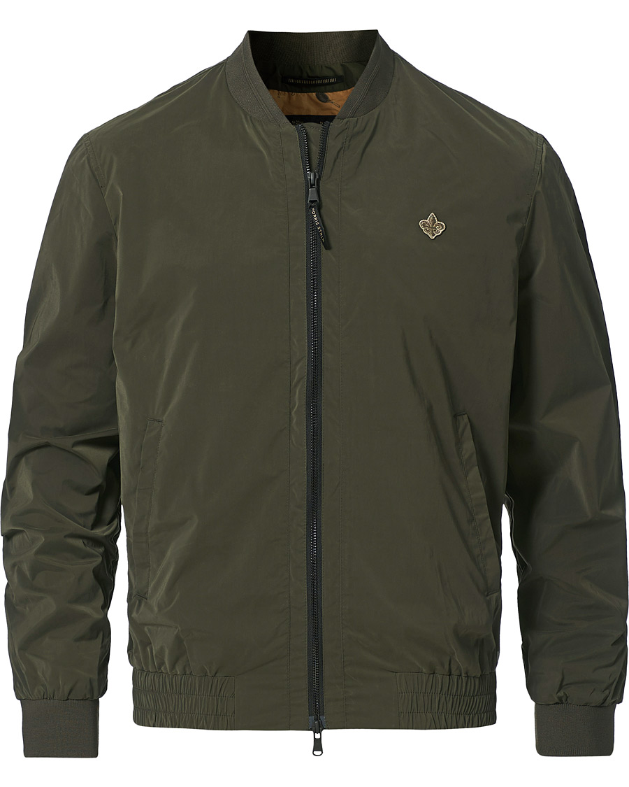 Herr | Jackor | Morris | Nicolas Nylon Bomber Jacket Olive