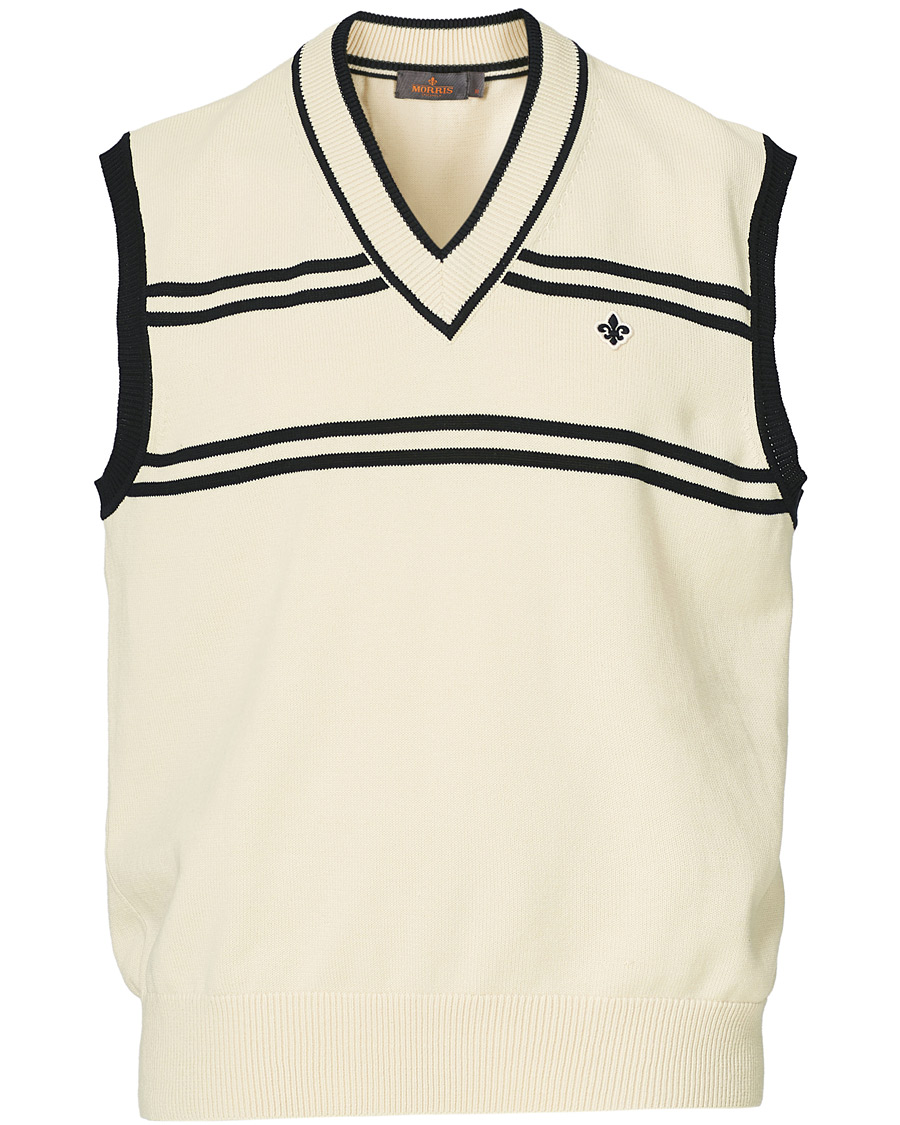 Herr | Tröjor | Morris | Bringley Slipover Off White