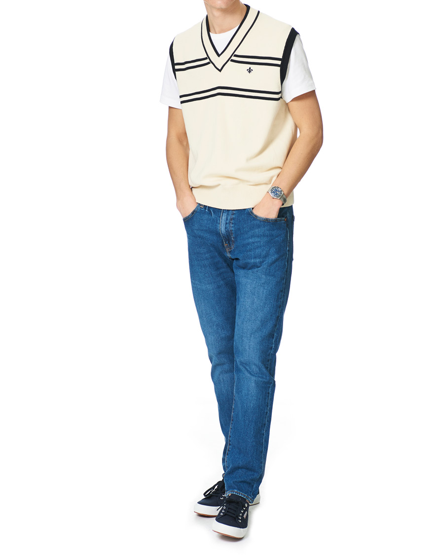 Herr | Tröjor | Morris | Bringley Slipover Off White