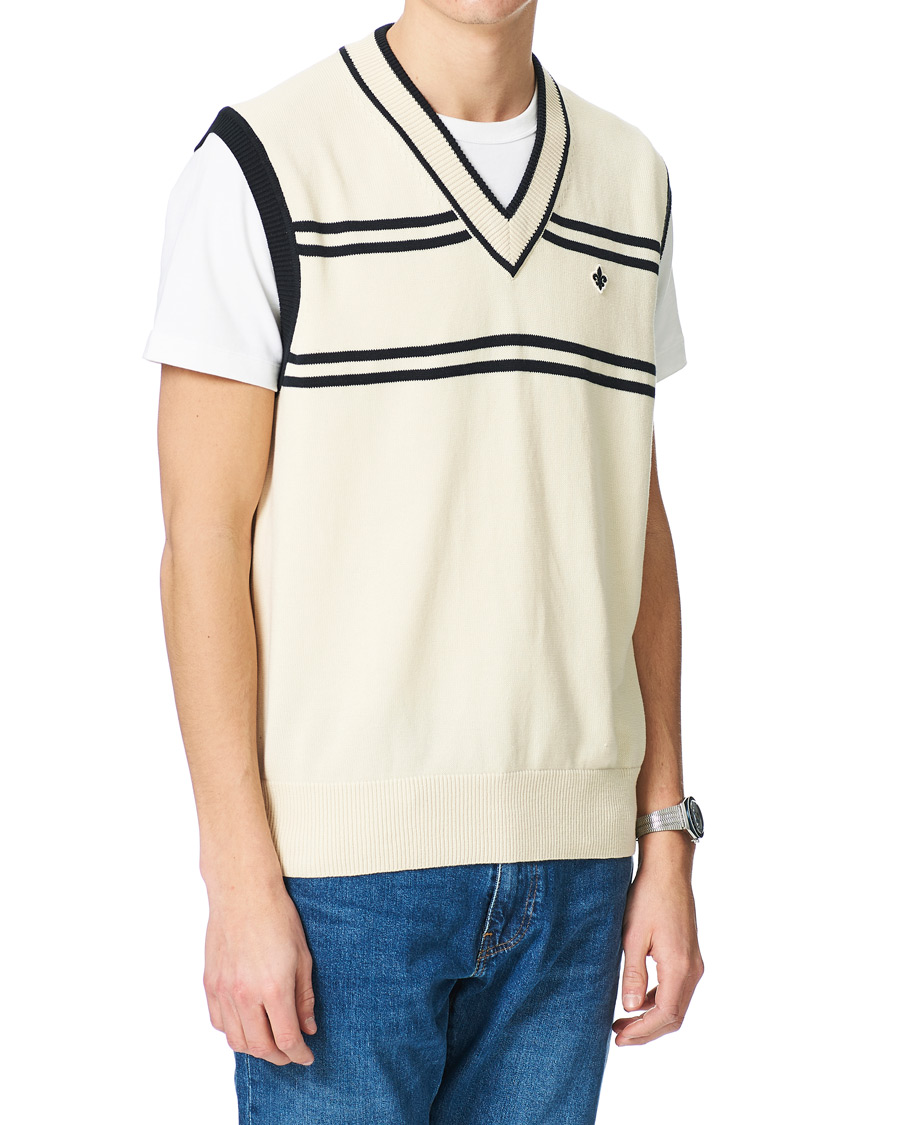 Herr | Tröjor | Morris | Bringley Slipover Off White