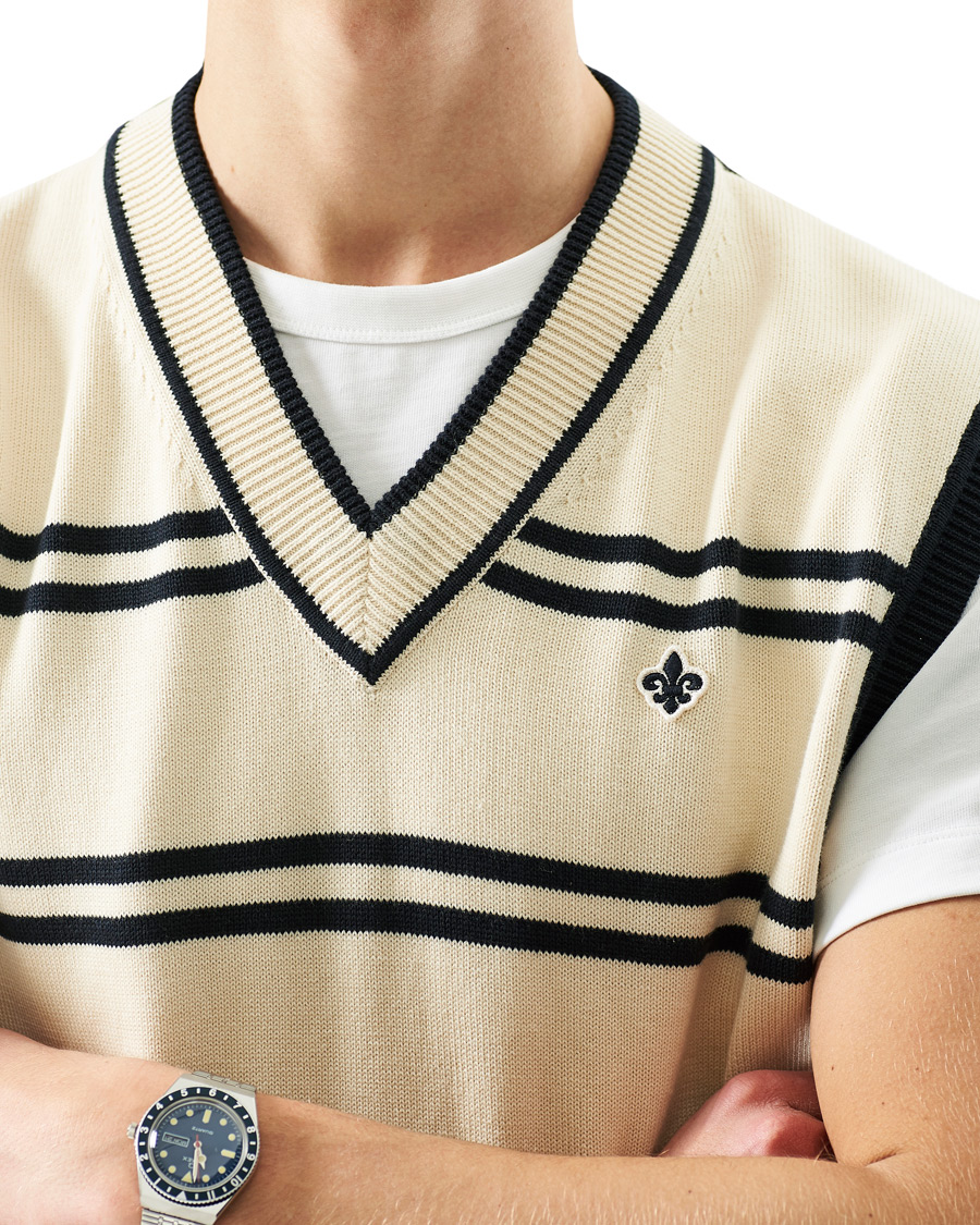 Herr | Tröjor | Morris | Bringley Slipover Off White