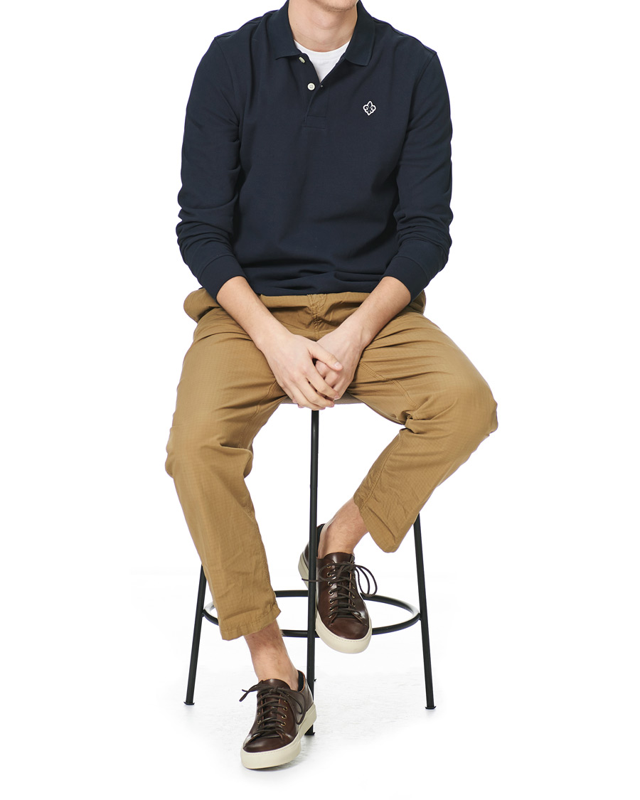 Herr | Tröjor | Morris | Leamington Striped Rugger Navy