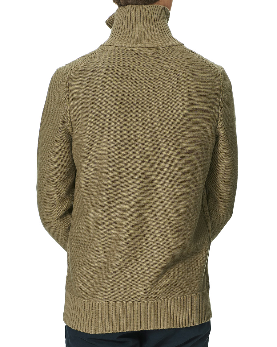 Herr | Tröjor | Morris | Marlebone Cable Half-Zip Green
