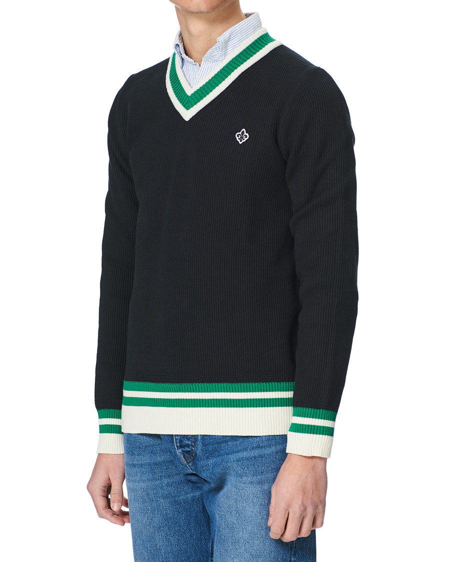 Herr | Tröjor | Morris | Willoughby V-Neck Cricket Sweater Navy