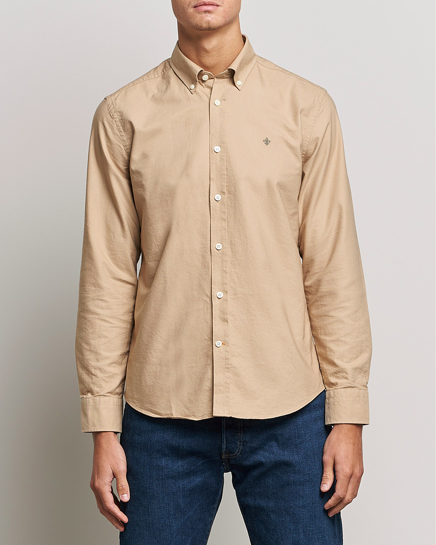 Herr | Rea kläder | Morris | Douglas Oxford Shirt Khaki