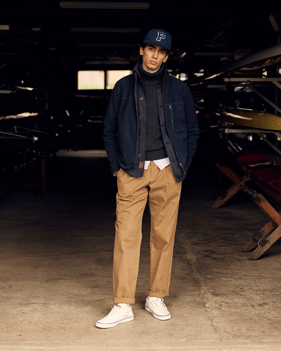 Herr | Skjortor | Morris | Morley Ripstop Shirt Jacket Old Blue