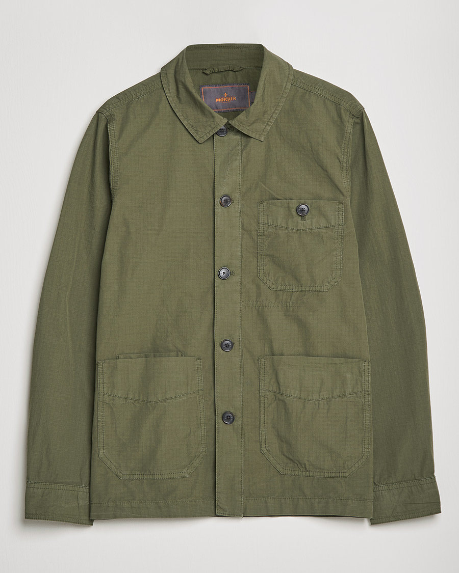 Herr |  | Morris | Morley Ripstop Shirt Jacket Olive