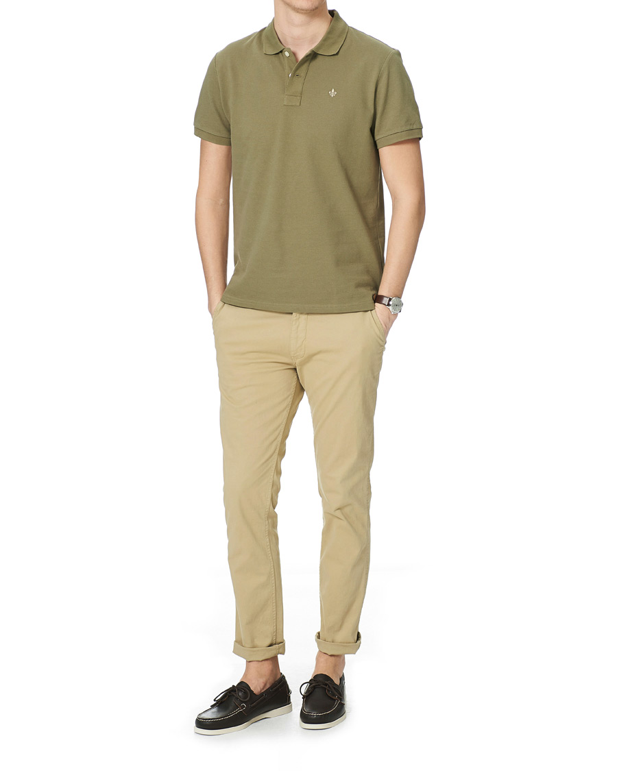 Herr | Pikéer | Morris | New Pique Olive