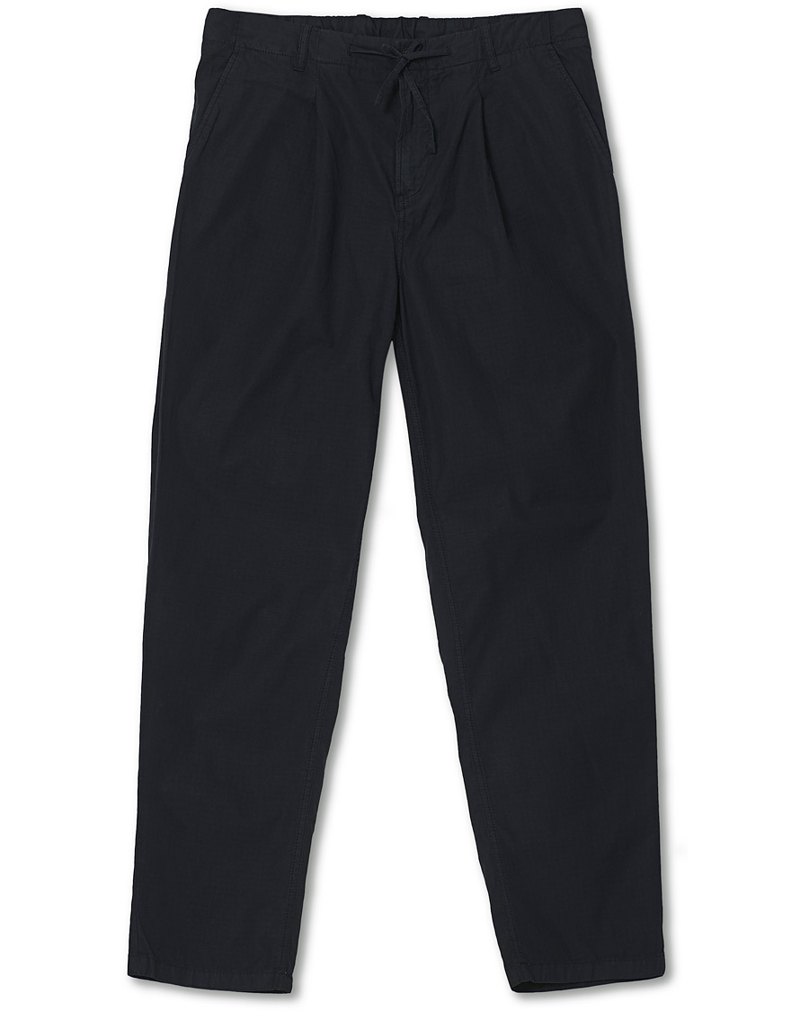 Herr | Byxor | Morris | Morley Ripstop Drawstring Pants Navy
