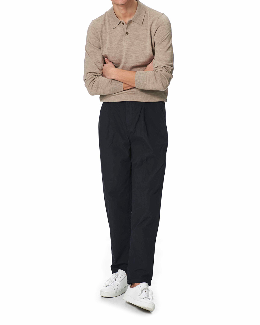 Herr | Byxor | Morris | Morley Ripstop Drawstring Pants Navy