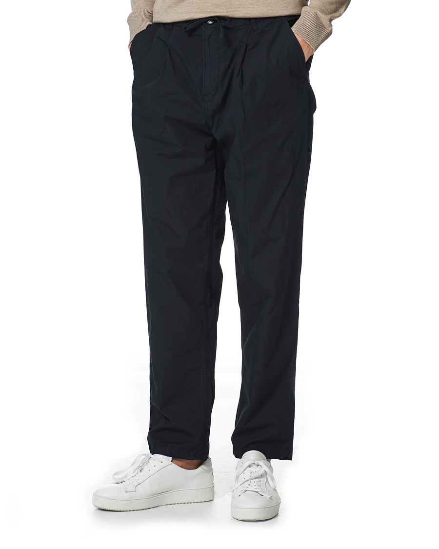 Herr | Byxor | Morris | Morley Ripstop Drawstring Pants Navy