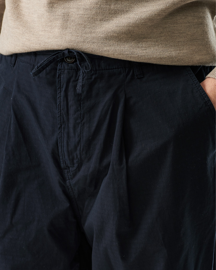 Herr | Byxor | Morris | Morley Ripstop Drawstring Pants Navy