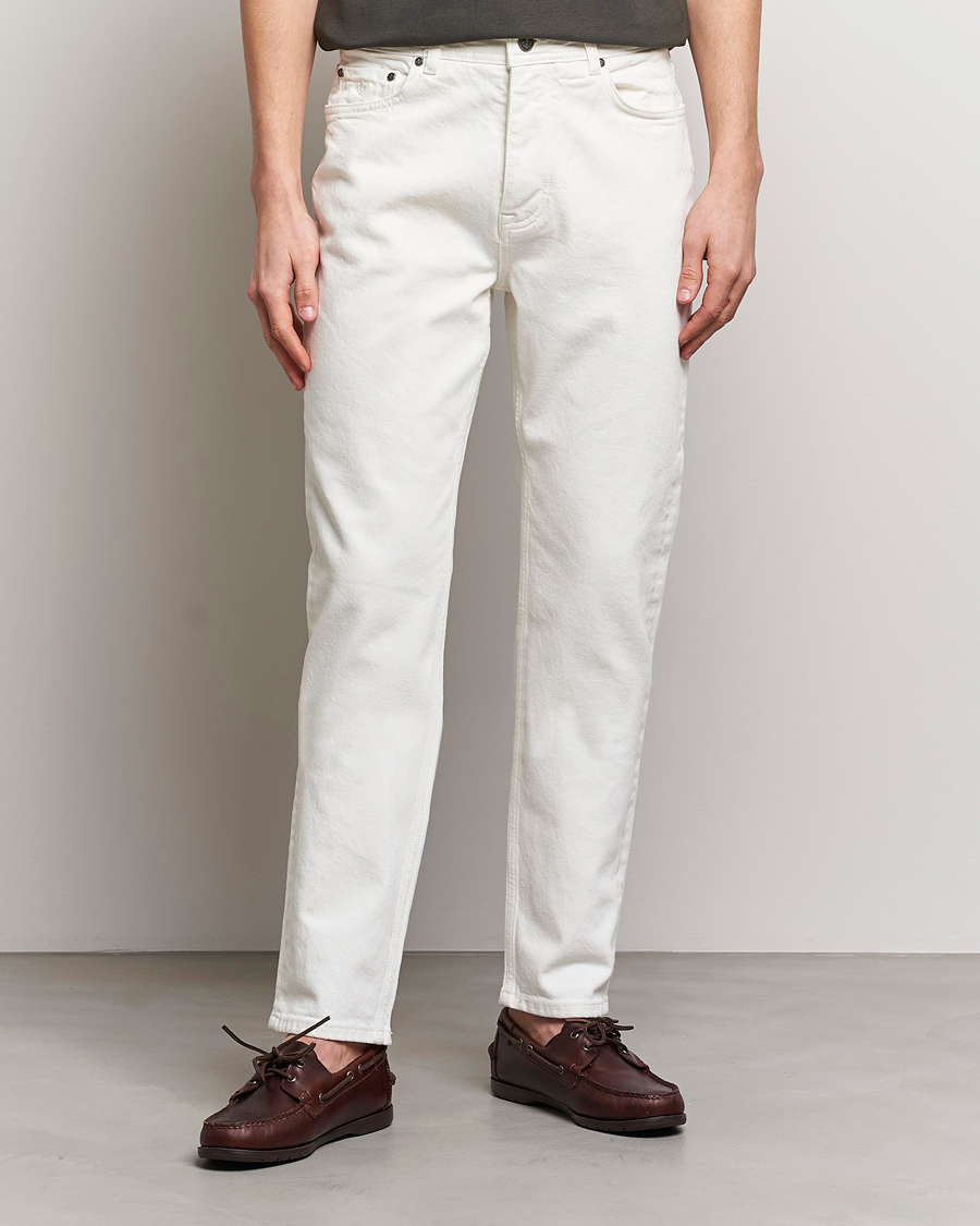 Herr |  | Morris | Jermyn Cotton Jeans Off White