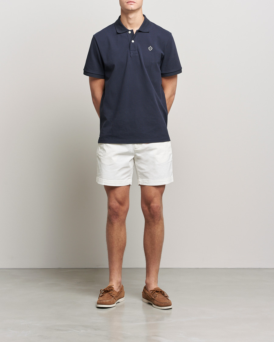 Herr | Shorts | Morris | Light Twill Chino Shorts Off White