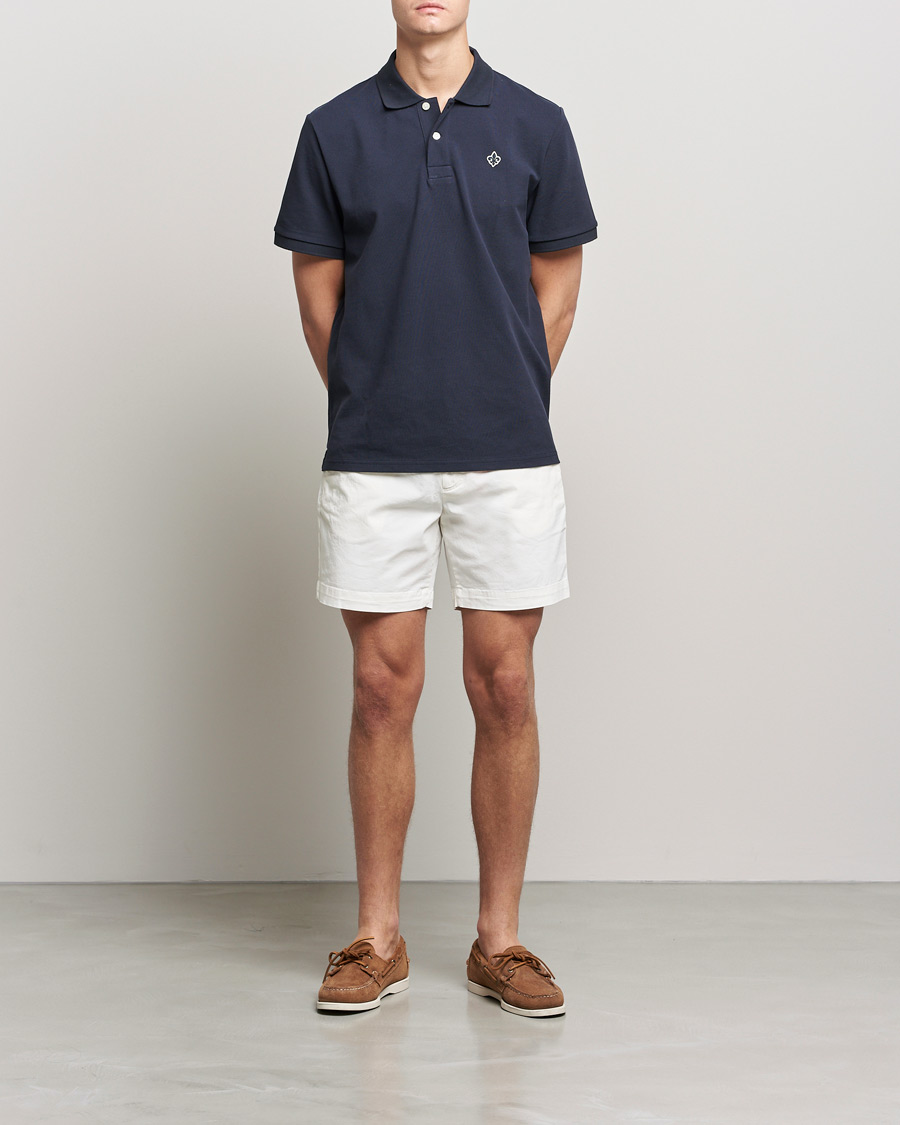 Herr | Shorts | Morris | Light Twill Chino Shorts White