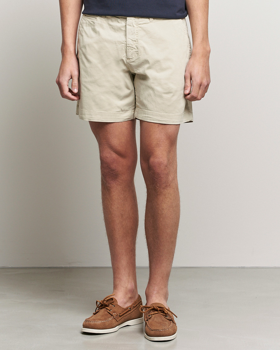 Herr | Shorts | Morris | Light Twill Chino Shorts Khaki