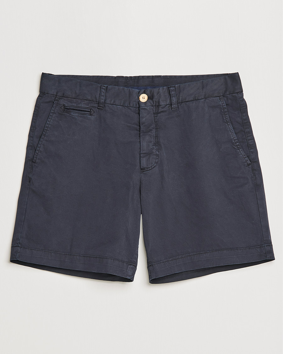 Herr | Shorts | Morris | Light Twill Chino Shorts Navy