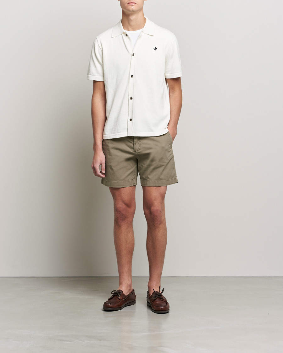 Herr | Shorts | Morris | Light Twill Chino Shorts Olive