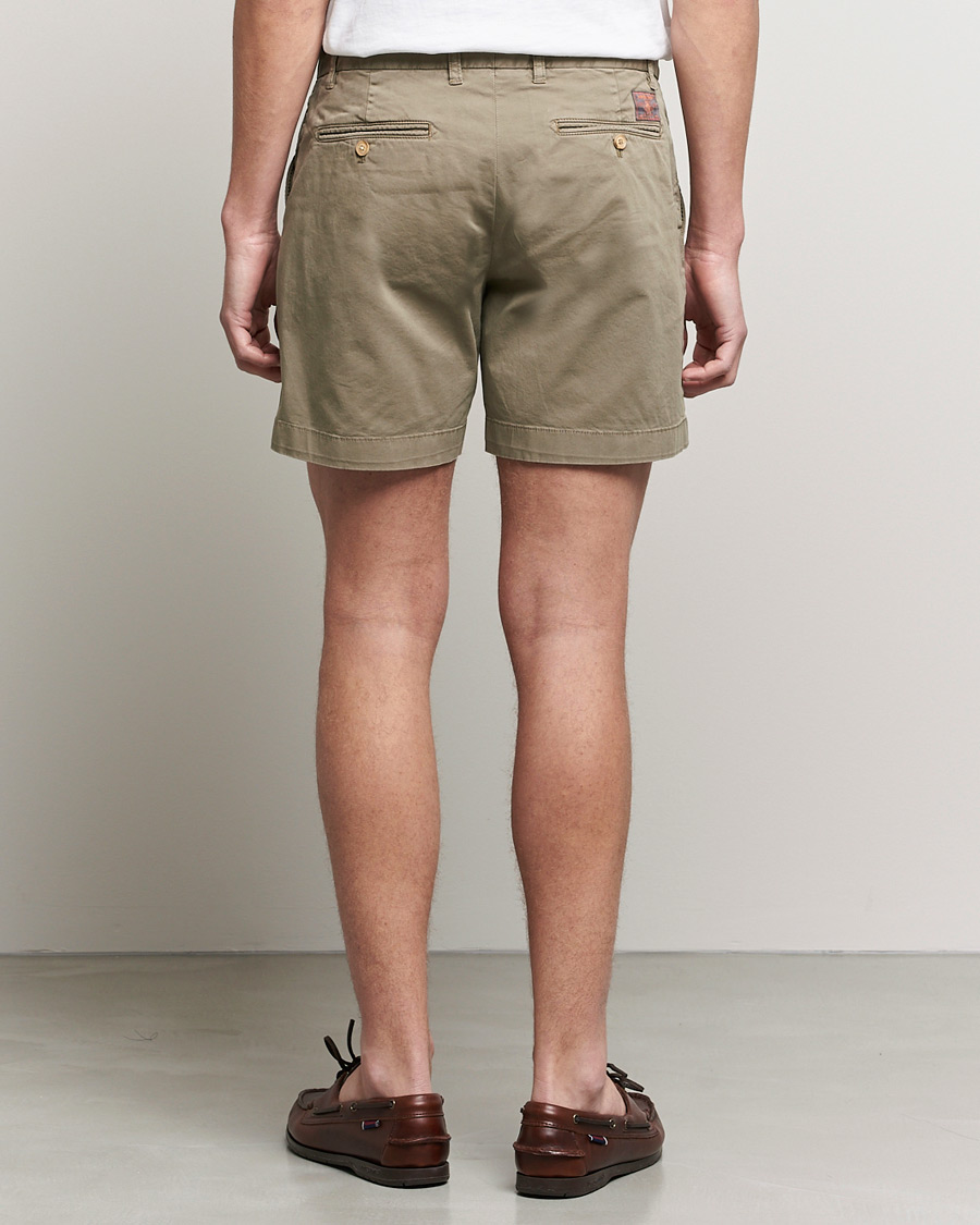 Herr | Shorts | Morris | Light Twill Chino Shorts Olive