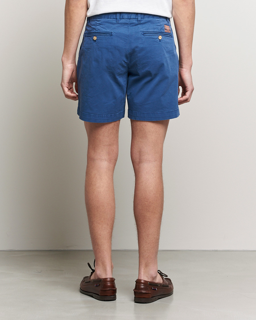 Herr | Shorts | Morris | Light Twill Chino Shorts Blue