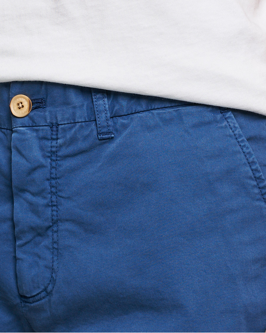 Herr | Shorts | Morris | Light Twill Chino Shorts Blue