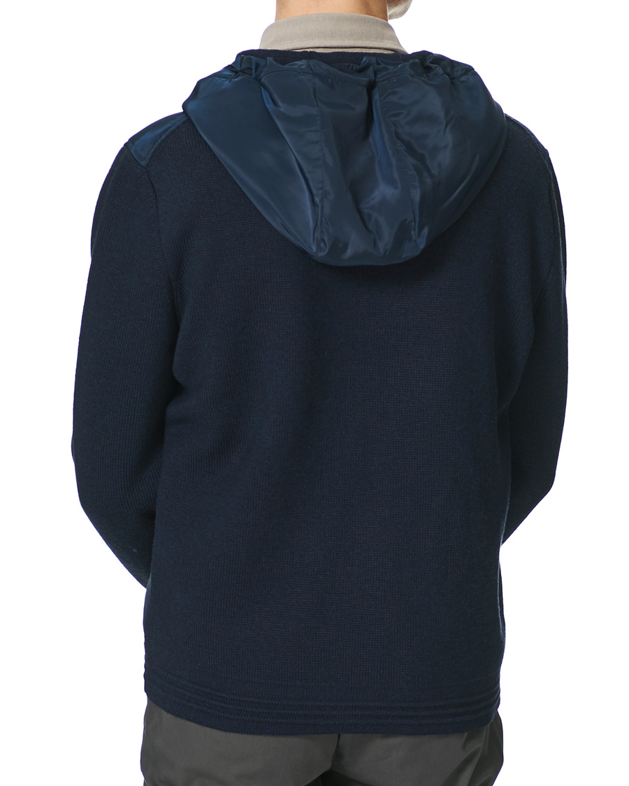 Herr | Jackor | Morris Heritage | Remington Knitted Hybrid Jacket Navy
