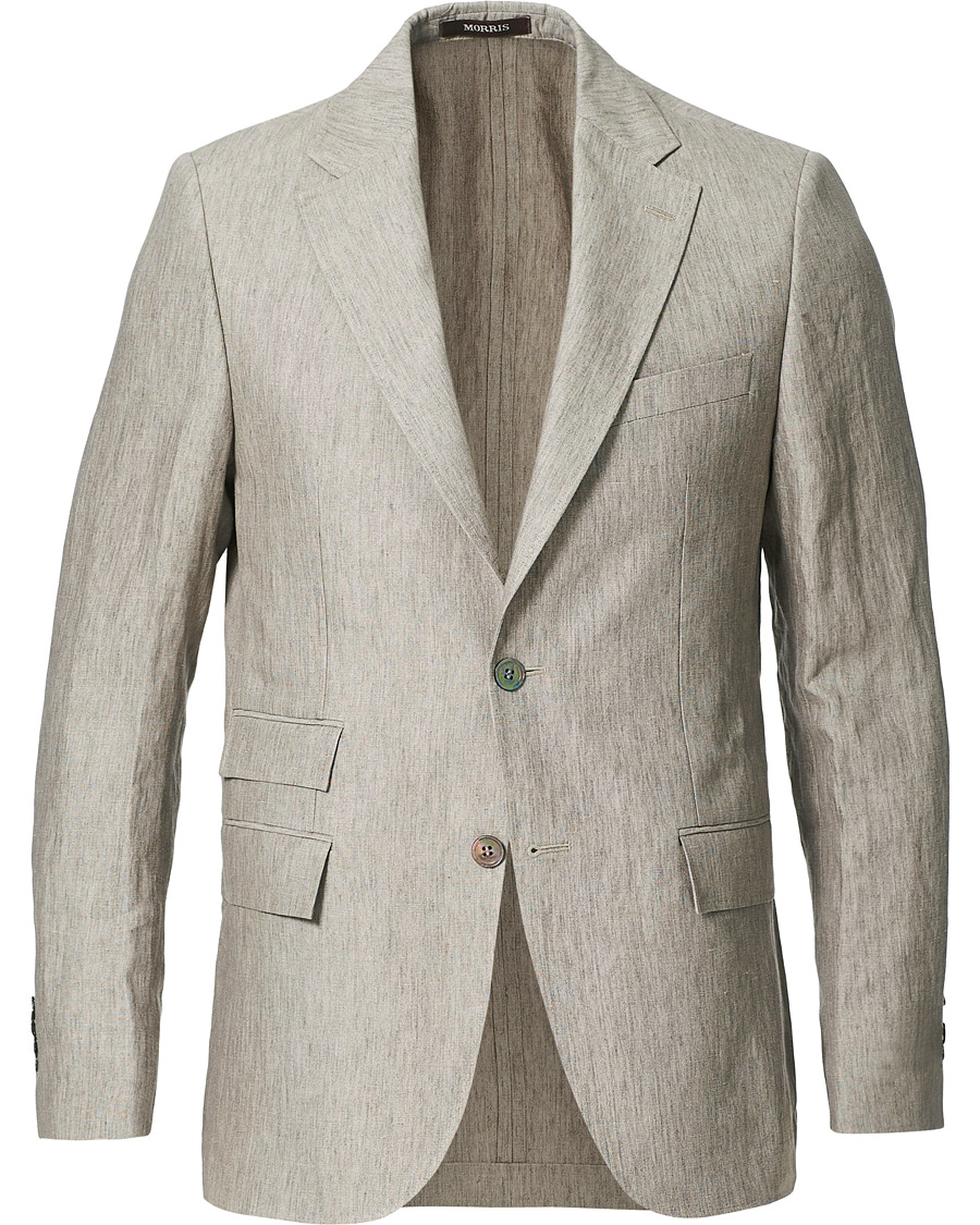 Herr | Linnekavajer | Morris Heritage | Keith Linen Suit Blazer Khaki