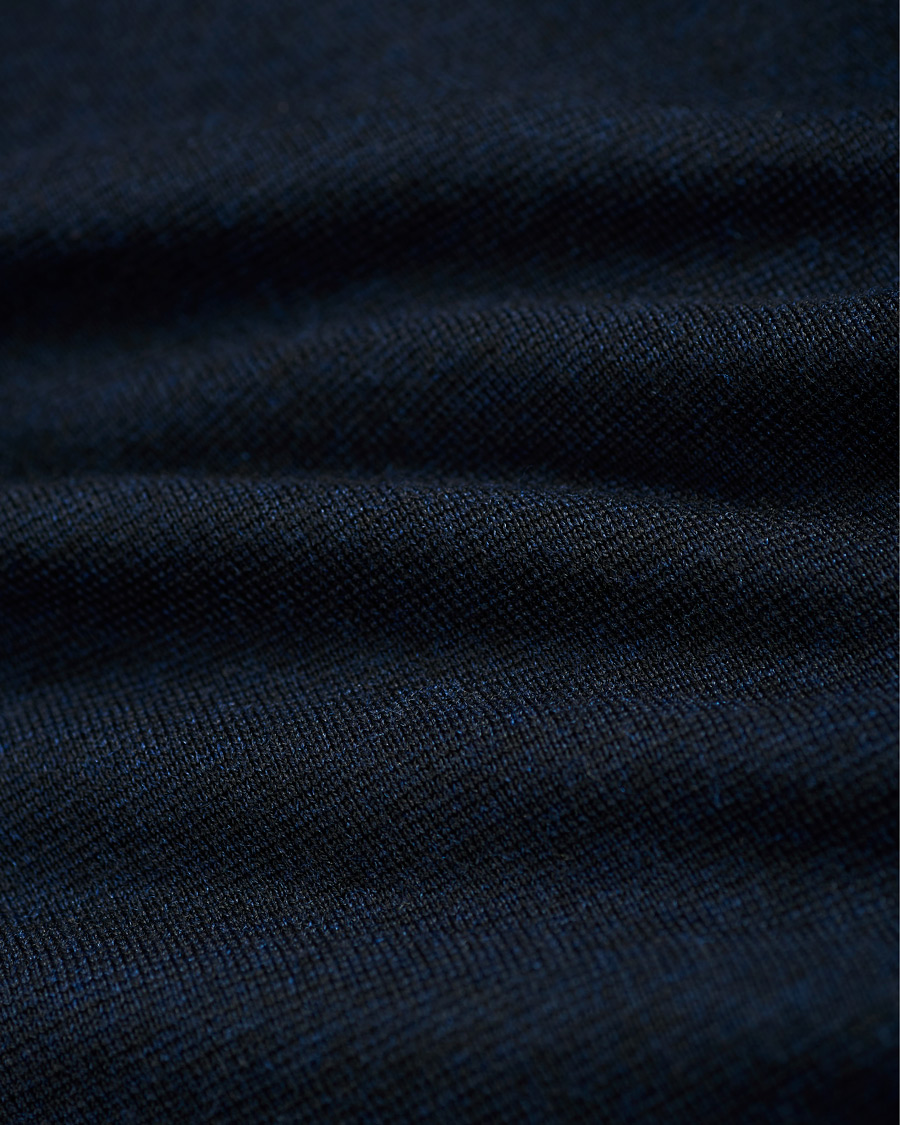 Herr | Tröjor | Morris Heritage | Knitted Shirt Jacket Navy