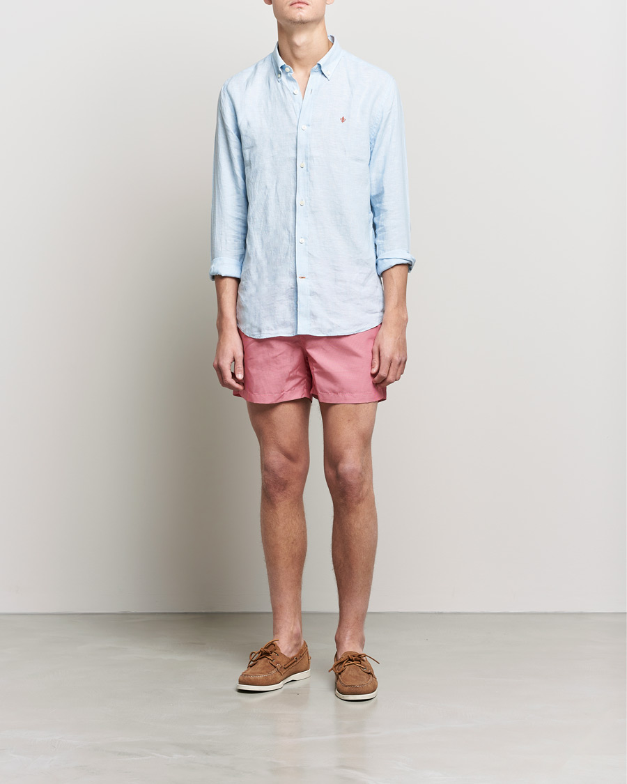 Herr | Badbyxor | Morris | Summer Bathing Trunks Red