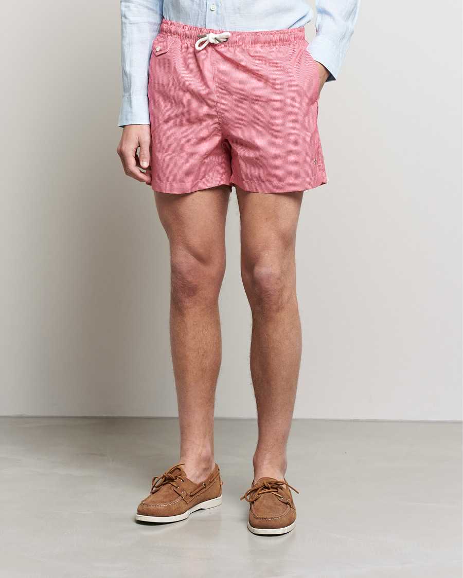 Herr | Badbyxor | Morris | Summer Bathing Trunks Red
