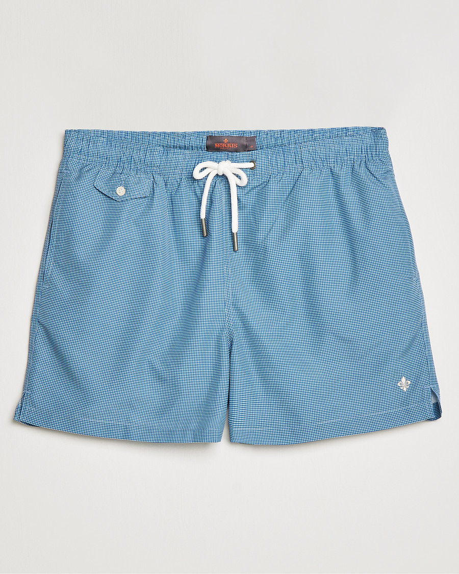 Herr | Badbyxor | Morris | Summer Bathing Trunks Blue