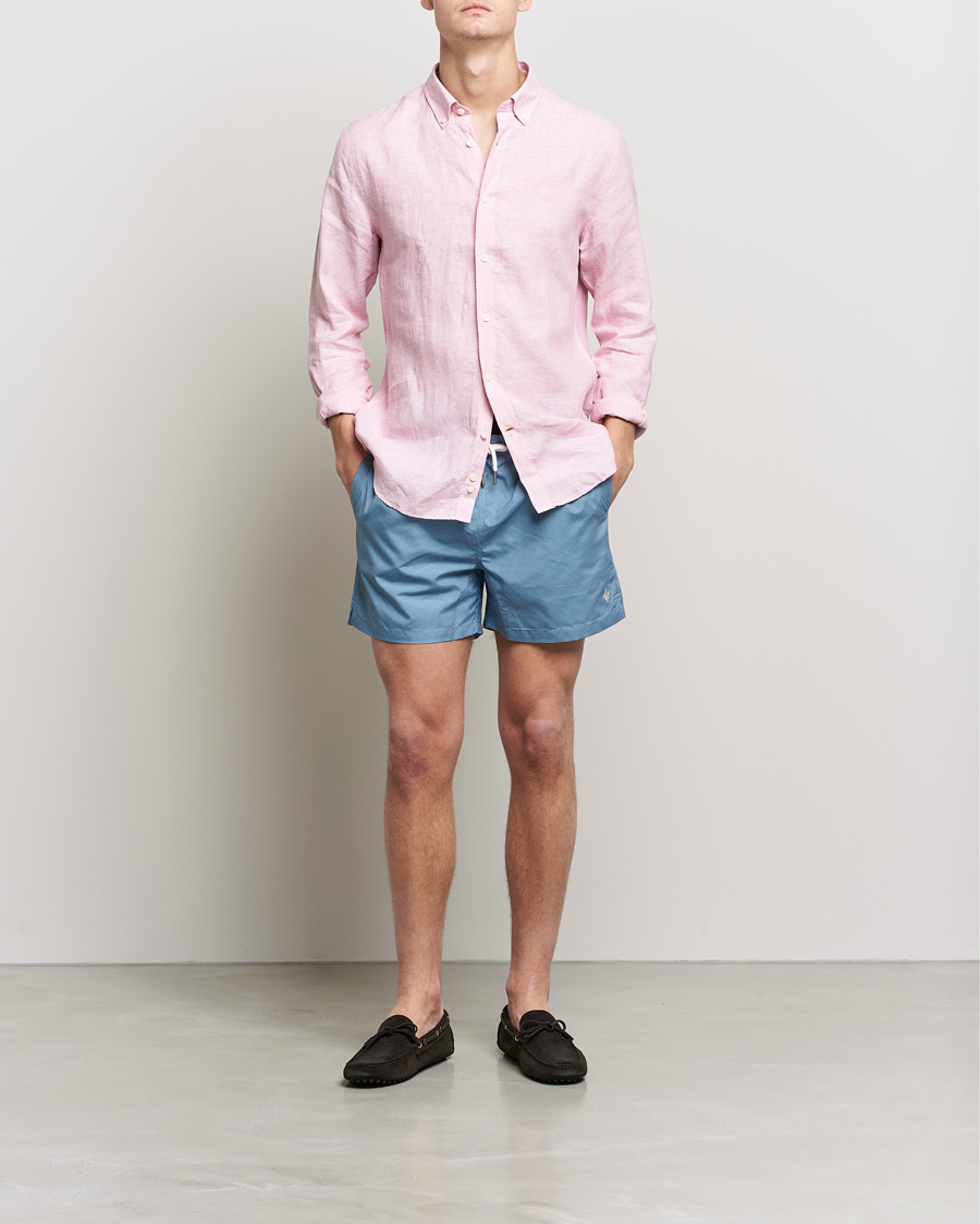 Herr | Badbyxor | Morris | Summer Bathing Trunks Blue