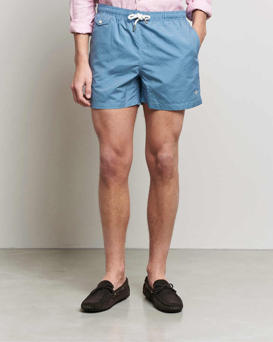 Herr | Badbyxor | Morris | Summer Bathing Trunks Blue