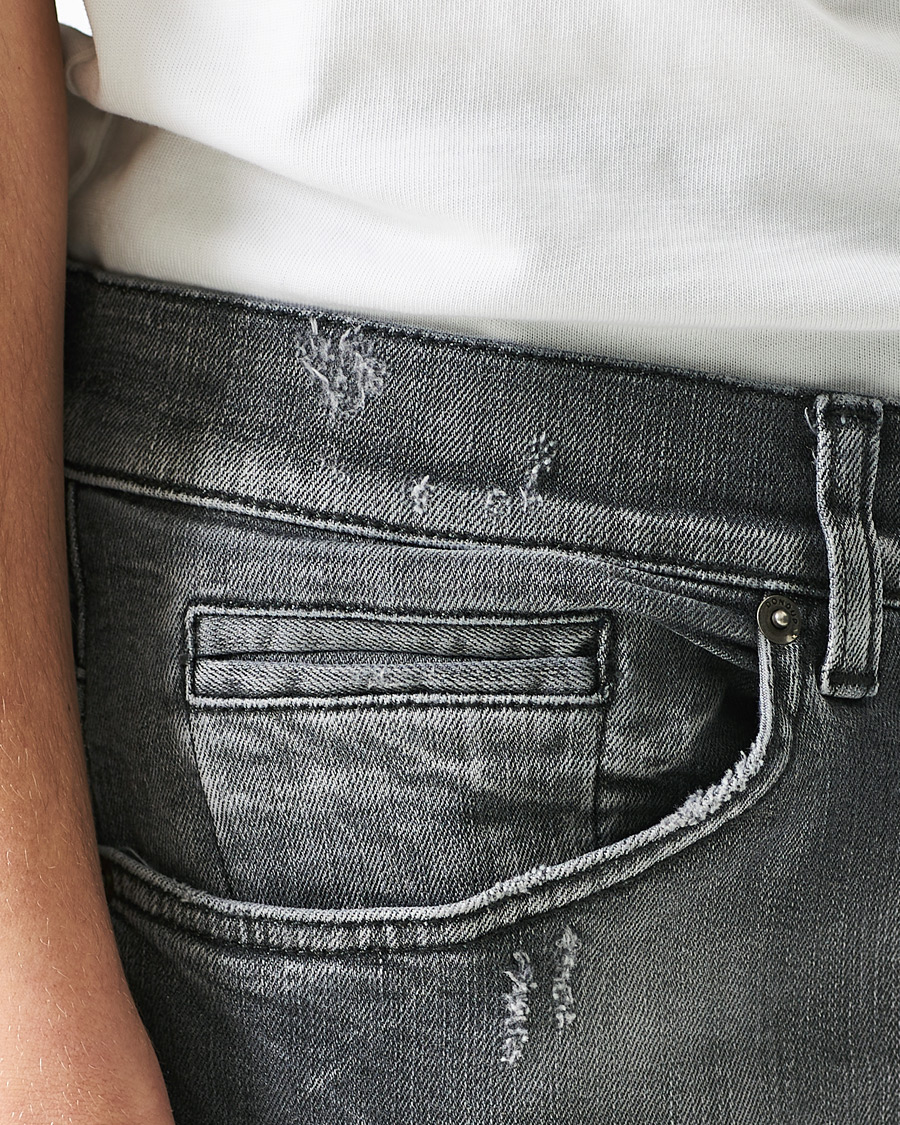 Herr | Jeans | Dondup | George Jeans Destoryed Medium Grey