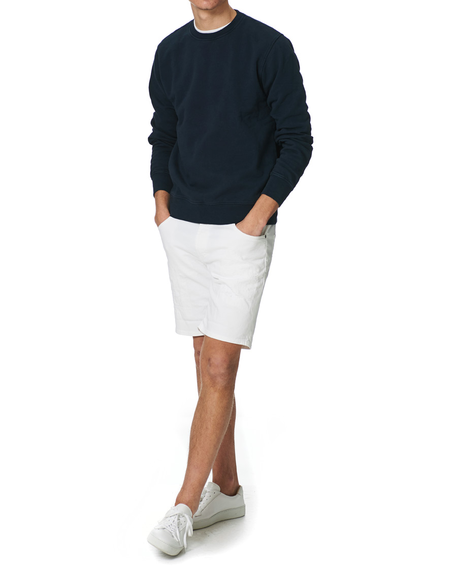 Herr | Shorts | Dondup | Derek Denim Shorts Detroyed White