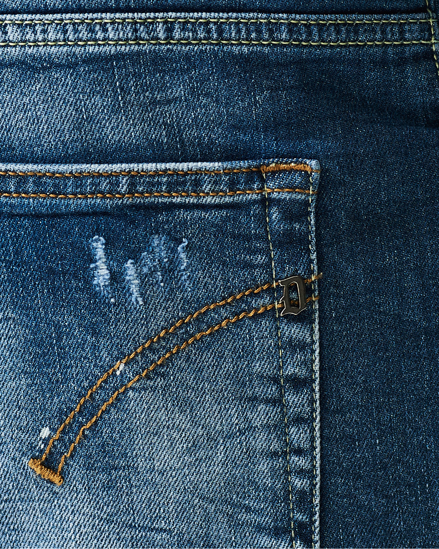 Herr | Shorts | Dondup | Derek Denim Shorts Distressed Blue