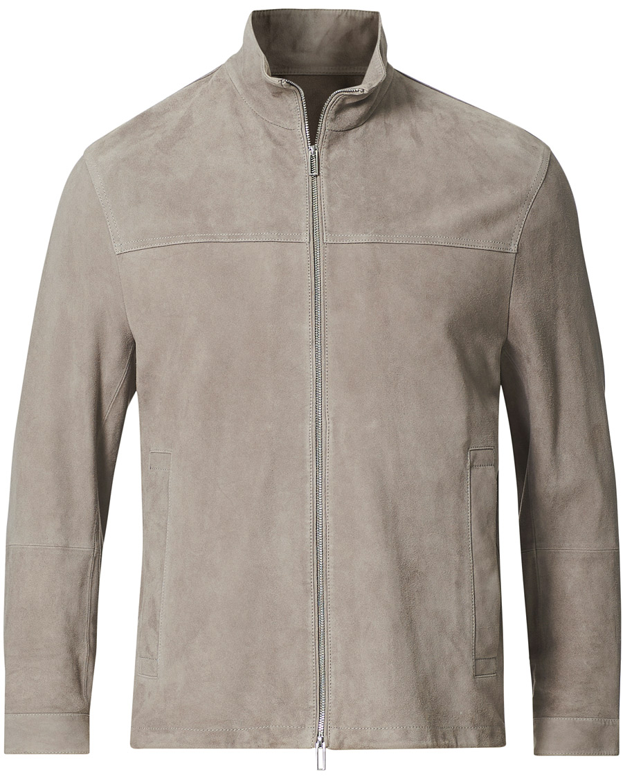 Herr | Jackor | Emporio Armani | Suede Jacket Sand